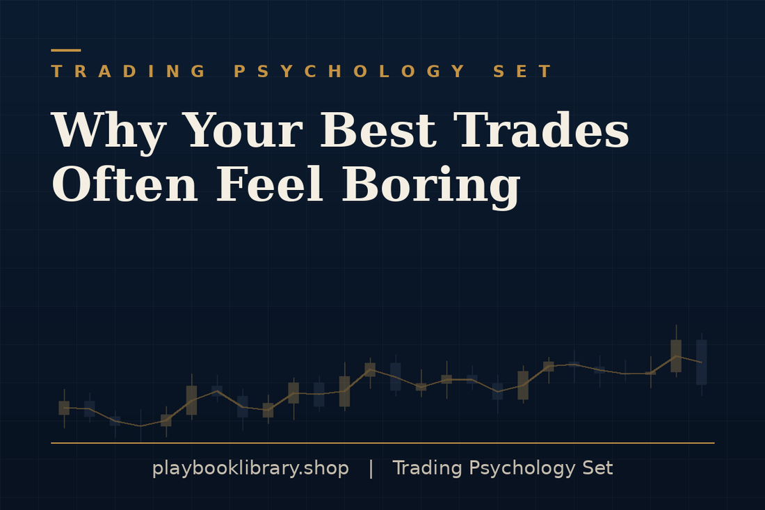 Why Your Best Trades Often Feel Boring — Trading Psychology Set, playbooklibrary.shop