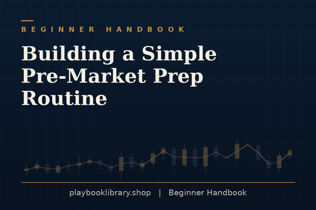 Building a Simple Pre-Market Prep Routine — Beginner Handbook, playbooklibrary.shop