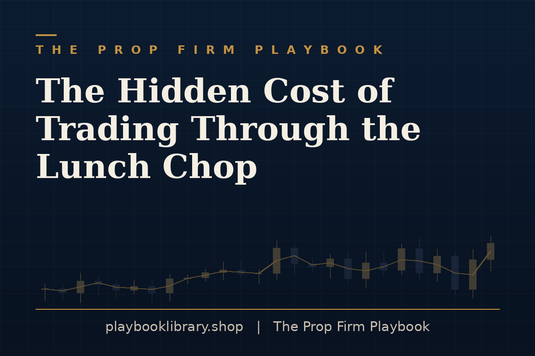 The Hidden Cost of Trading Through the Lunch Chop — The Prop Firm Playbook, playbooklibrary.shop