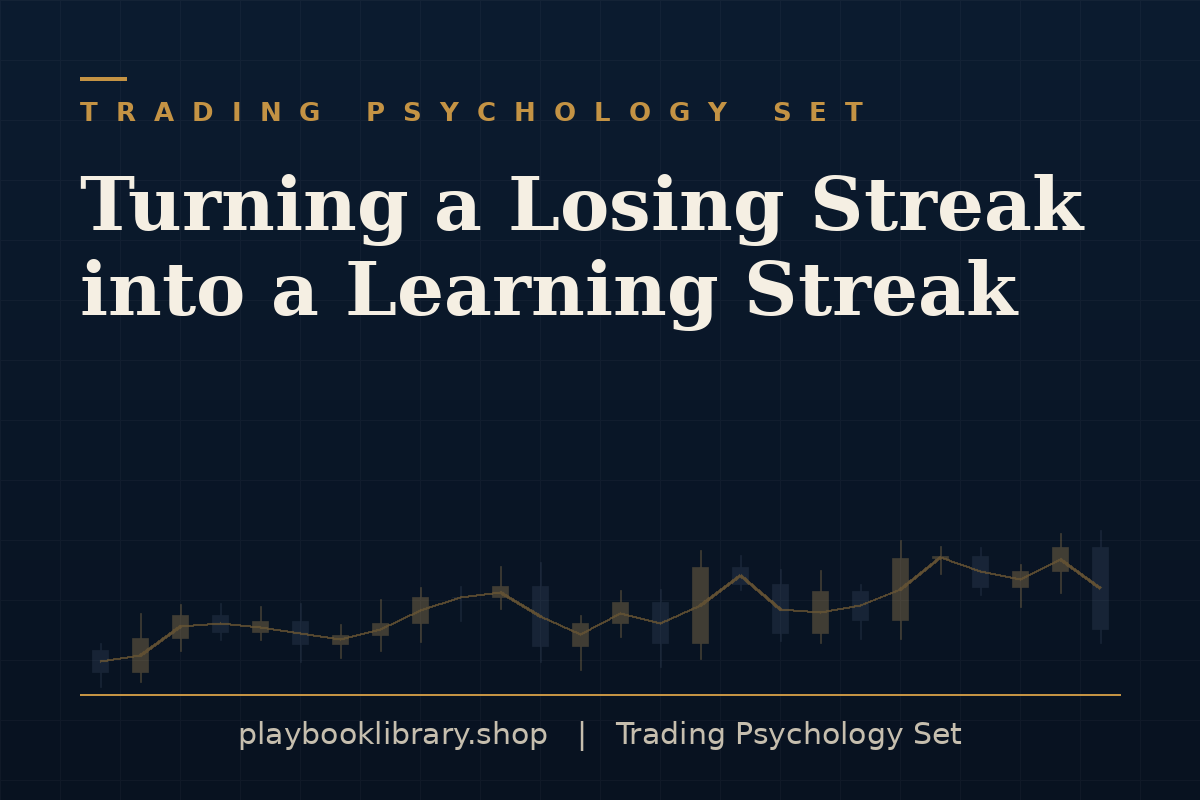 Turning a Losing Streak Into a Learning Streak — Trading Psychology Set, playbooklibrary.shop