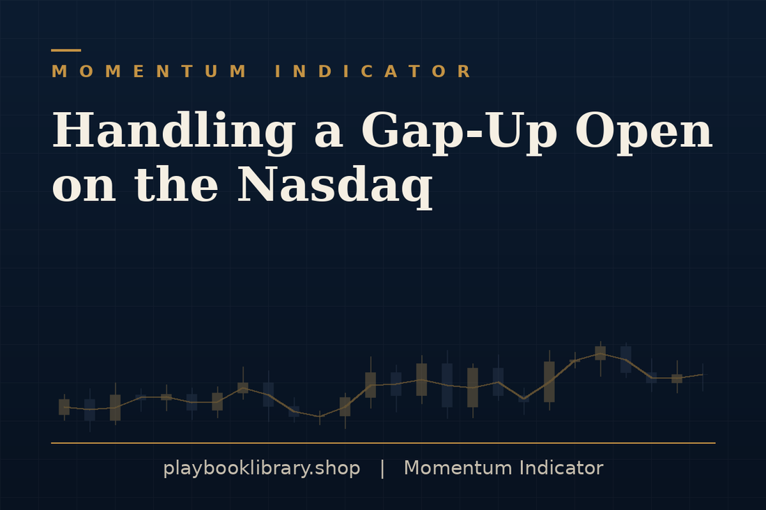 Handling a Gap-Up Open on the Nasdaq — Momentum Indicator, playbooklibrary.shop