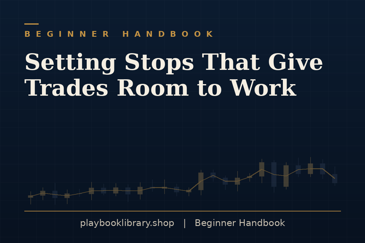 Setting Stops That Give Trades Room to Work — Beginner Handbook, playbooklibrary.shop