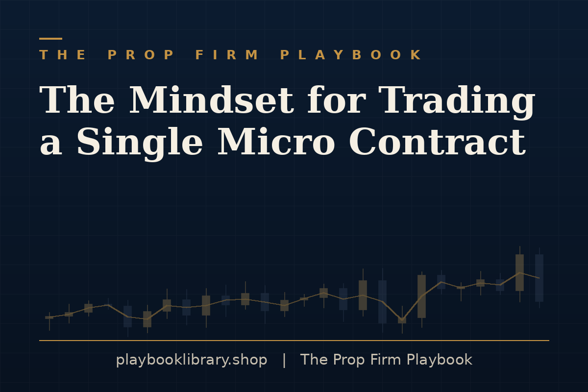 The Mindset for Trading a Single Micro Contract — The Prop Firm Playbook, playbooklibrary.shop