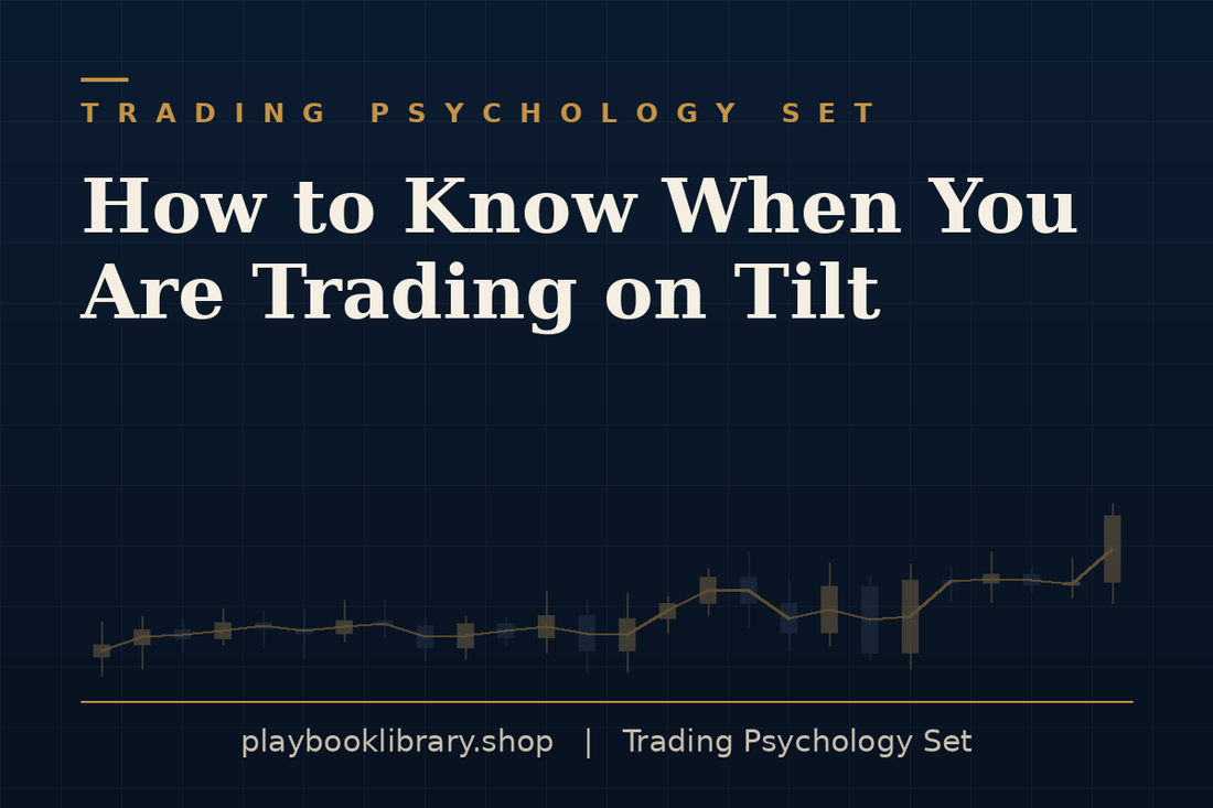 How to Know When You Are Trading on Tilt — Trading Psychology Set, playbooklibrary.shop