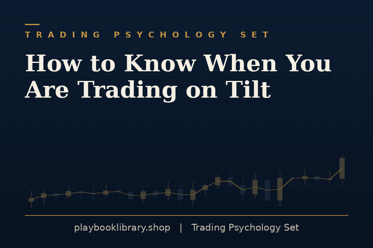 How to Know When You Are Trading on Tilt — Trading Psychology Set, playbooklibrary.shop