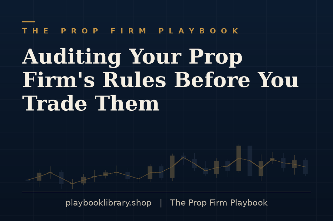 Auditing Your Prop Firm's Rules Before You Trade Them — The Prop Firm Playbook, playbooklibrary.shop