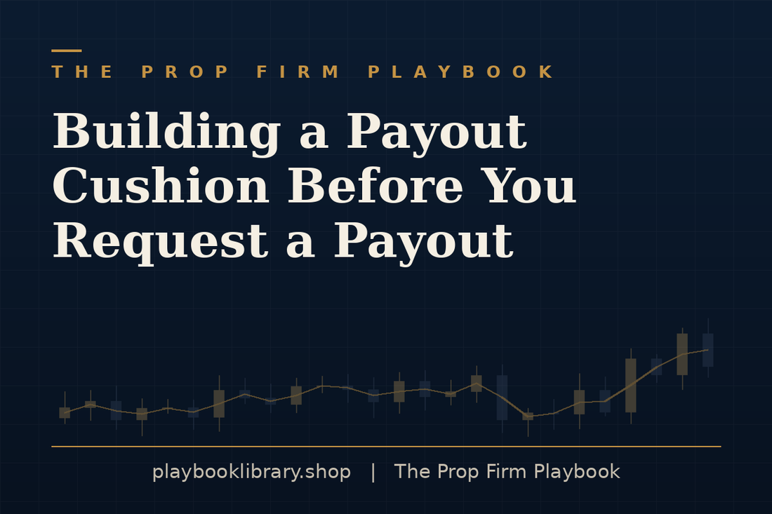 Building a Payout Cushion Before You Request a Payout — The Prop Firm Playbook, playbooklibrary.shop